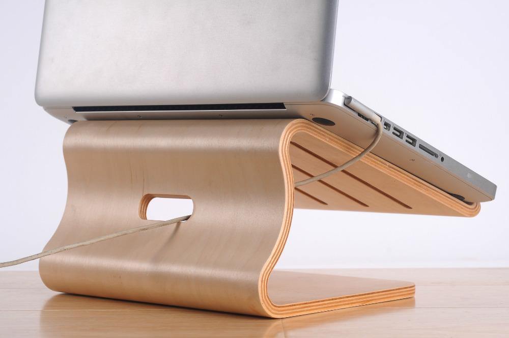 Elevated Laptop Riser Stand - iWoodStore