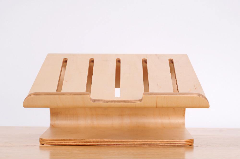 Elevated Laptop Riser Stand - iWoodStore