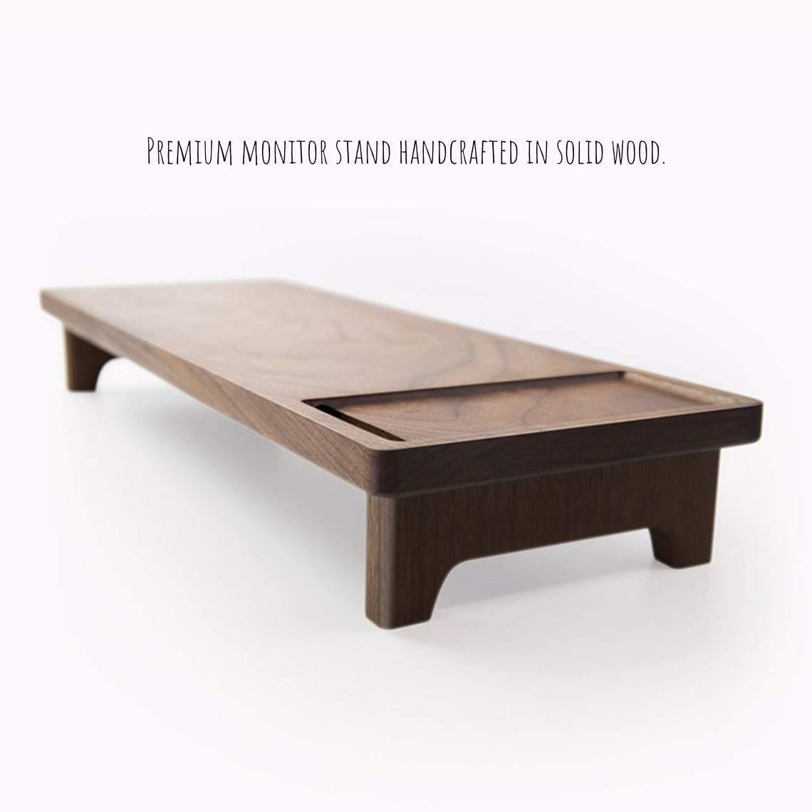 Elevated Monitor Riser Stand - iWoodStore