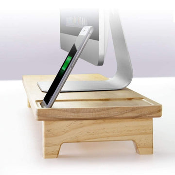 Elevated Monitor Riser Stand - iWoodStore