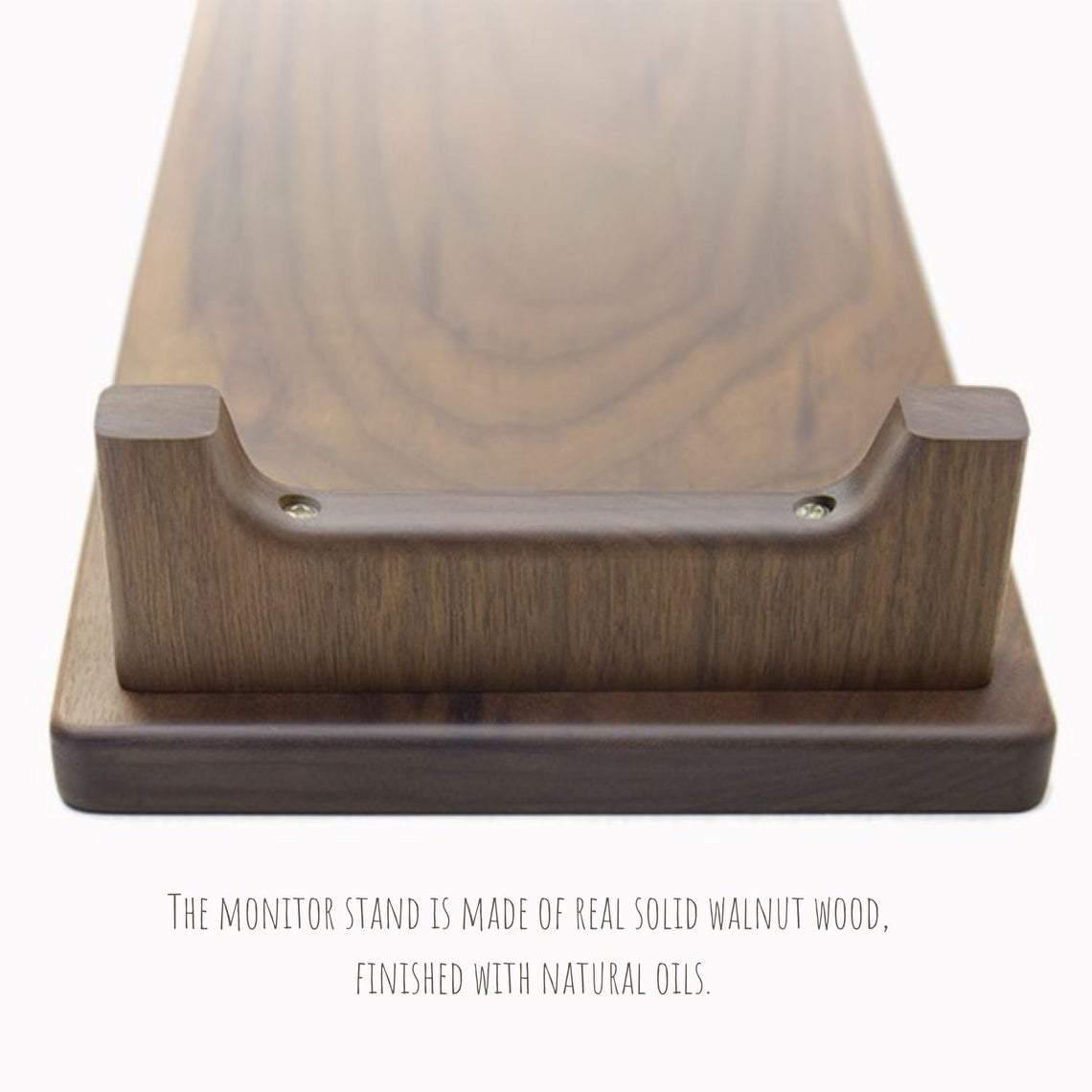 Elevated Monitor Riser Stand - iWoodStore