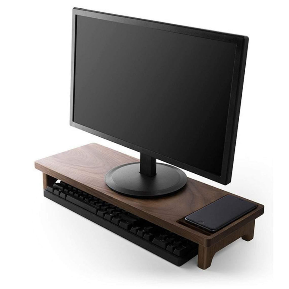 Elevated Monitor Riser Stand - iWoodStore