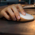 Ergonomic Apple Magic Mouse Base Tray Wood - iWoodStore