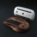 Ergonomic Apple Magic Mouse Base Tray Wood - iWoodStore