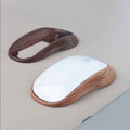 Ergonomic Apple Magic Mouse Base Tray Wood - iWoodStore