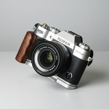 Extended Wooden Fuji XT50 Grip MS Design - iWoodStore