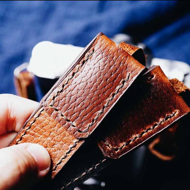 Extra Thick Leather Strap For Camera KC Design - iWoodStore
