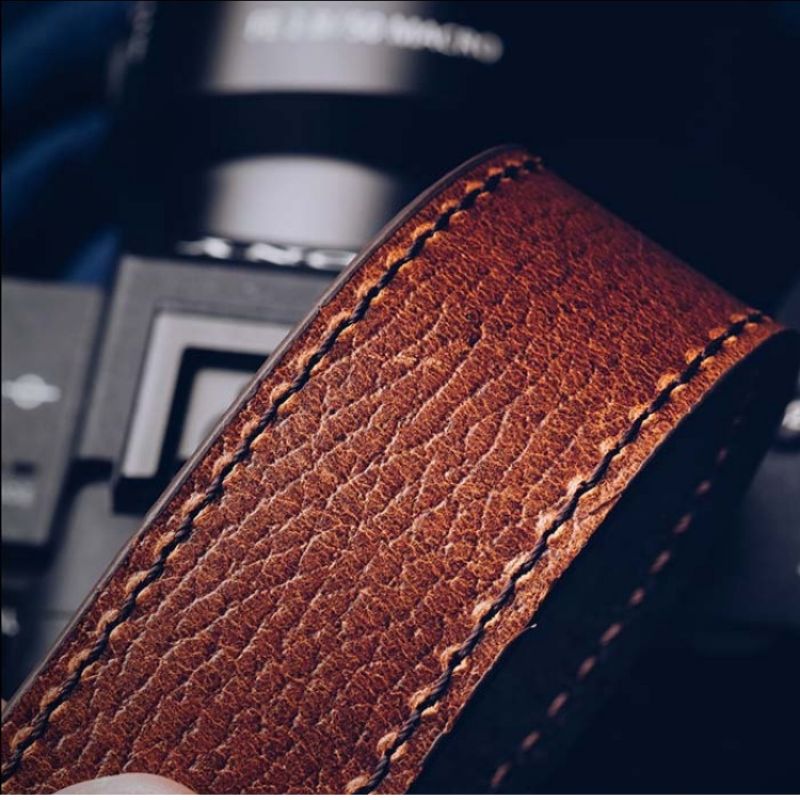 Extra Thick Leather Strap For Camera KC Design - iWoodStore