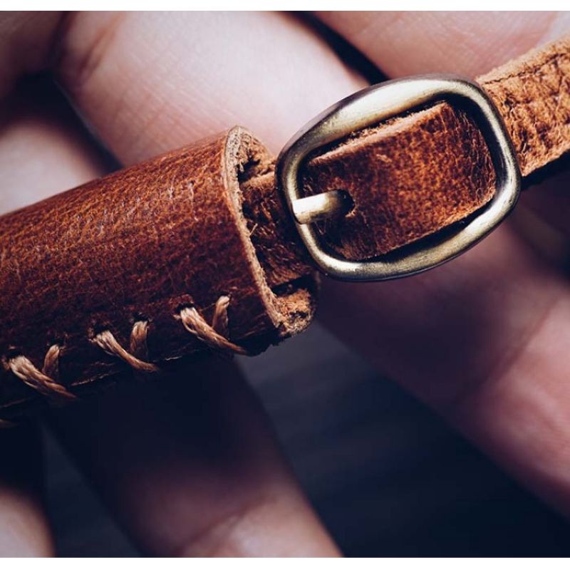 Extra Thick Leather Strap For Camera KC Design - iWoodStore