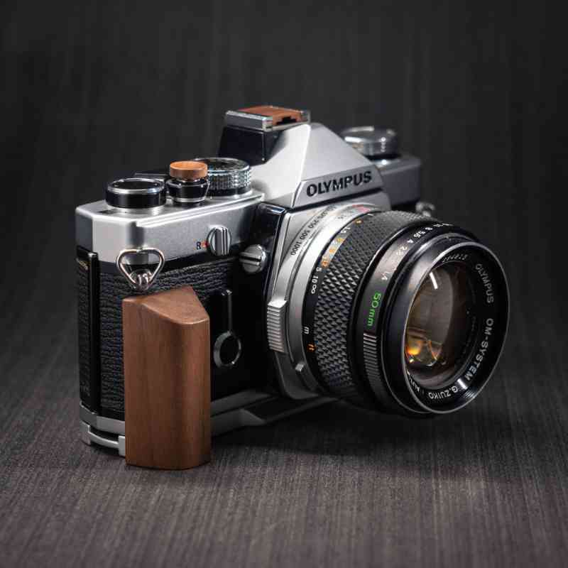Film Olympus OM1 Grip Wood (OM2 OM3Ti) - iWoodStore