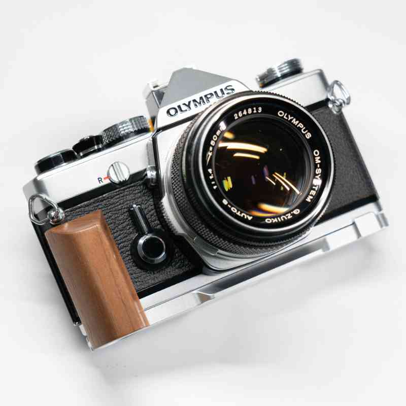 Film Olympus OM1 Grip Wood (OM2 OM3Ti) - iWoodStore