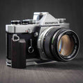 Film Olympus OM1 Grip Wood (OM2 OM3Ti) - iWoodStore