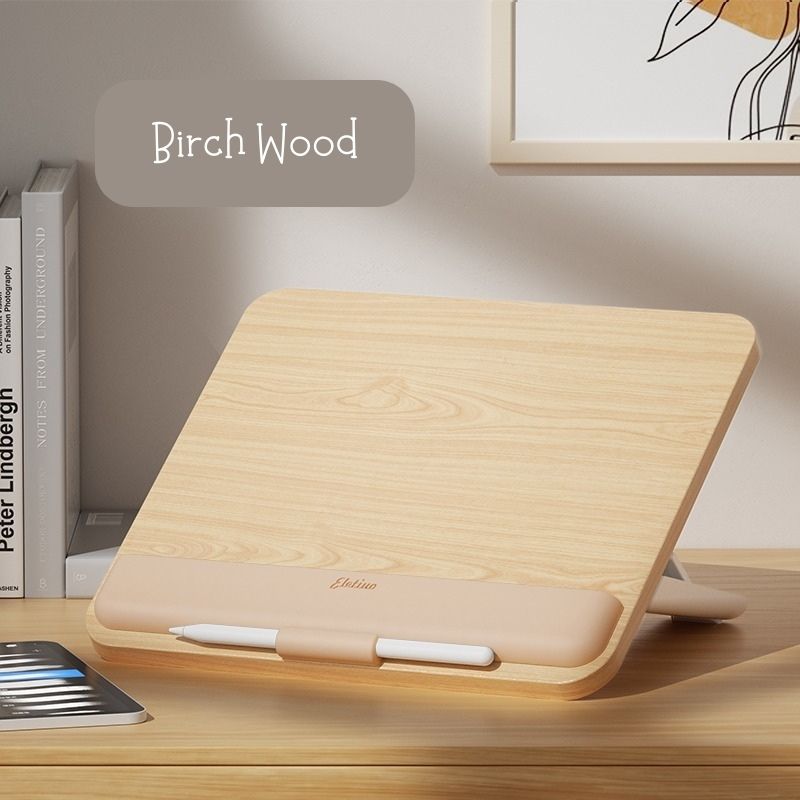 Foldable iPad Stand with Wrist Rest - iWoodStore