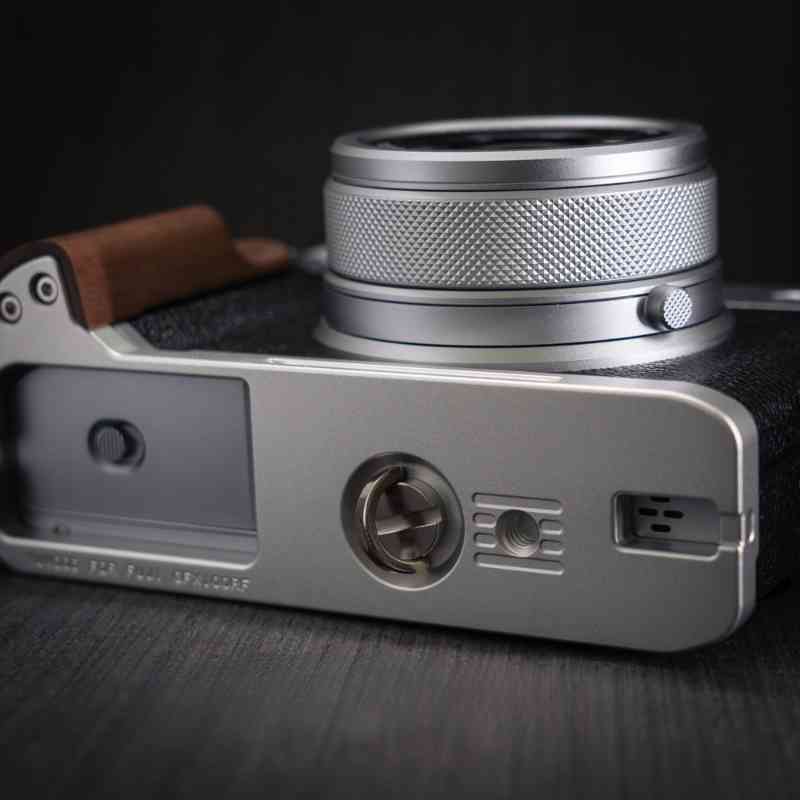 Fuji GFX100RF Grip Wood YW Design - iWoodStore