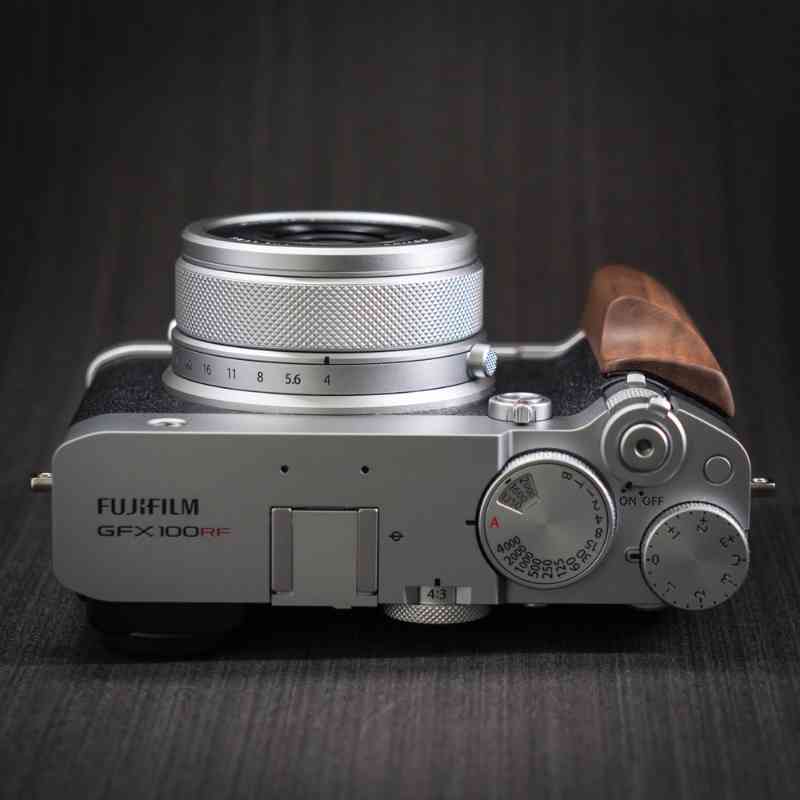 Fuji GFX100RF Grip Wood YW Design - iWoodStore