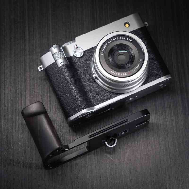 Fuji GFX100RF Grip Wood YW Design - iWoodStore