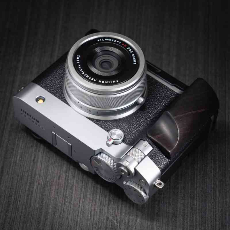 Fuji GFX100RF Grip Wood YW Design - iWoodStore