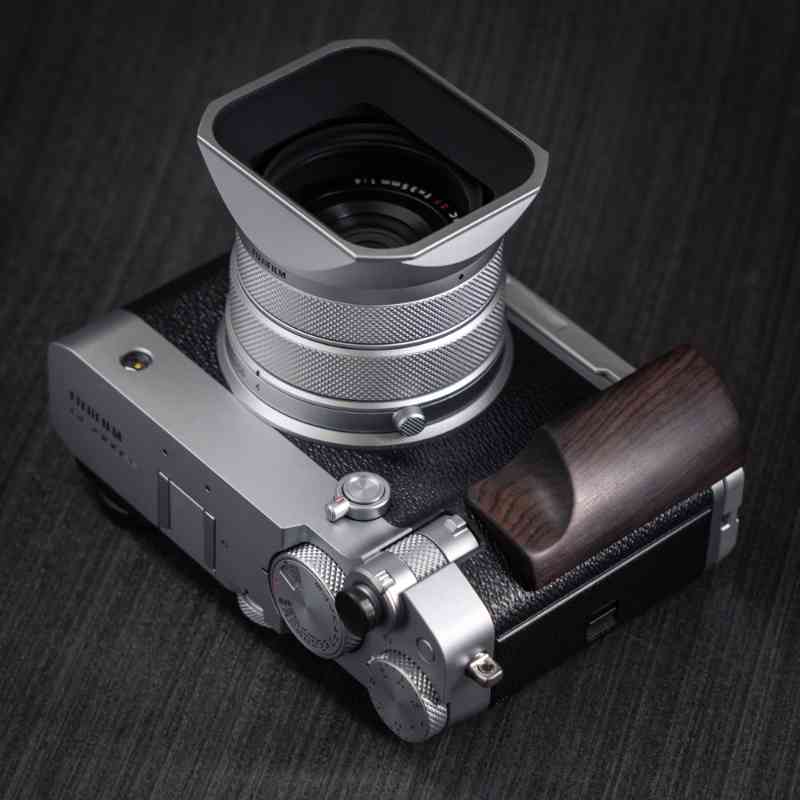 Fuji GFX100RF Grip Wood YW Design - iWoodStore