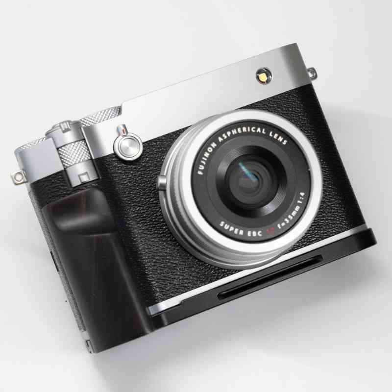 Fuji GFX100RF Grip Wood YW Design - iWoodStore