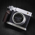 Fuji GFX100RF Grip Wood YW Design - iWoodStore