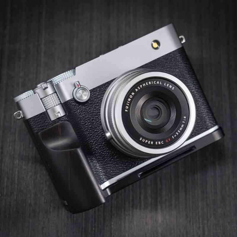 Fuji GFX100RF Grip Wood YW Design - iWoodStore