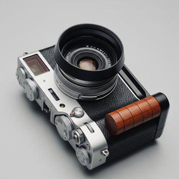Fuji X-100V Camera Hand Grip Rounded (X100V) - iWoodStore