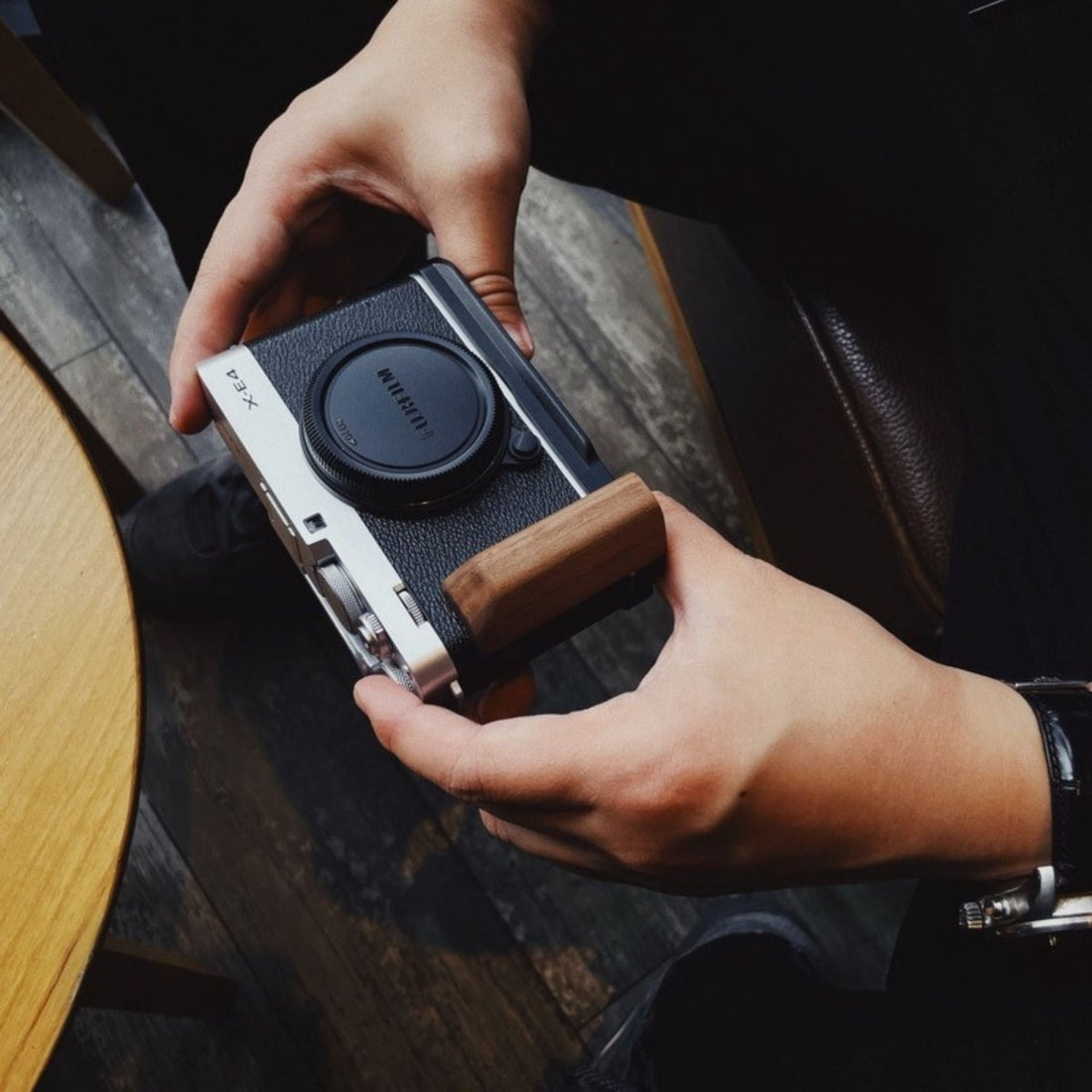 Fuji X-E4 Wooden Hand Grip (XE4) - iWoodStore