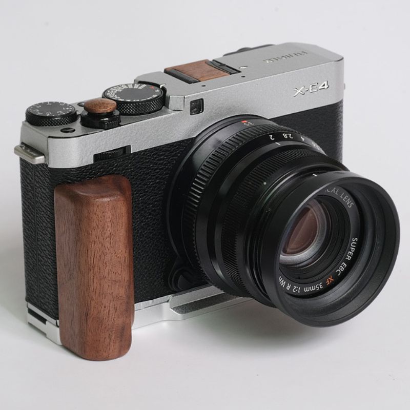 Fuji X-E4 Wooden Hand Grip (XE4) - iWoodStore