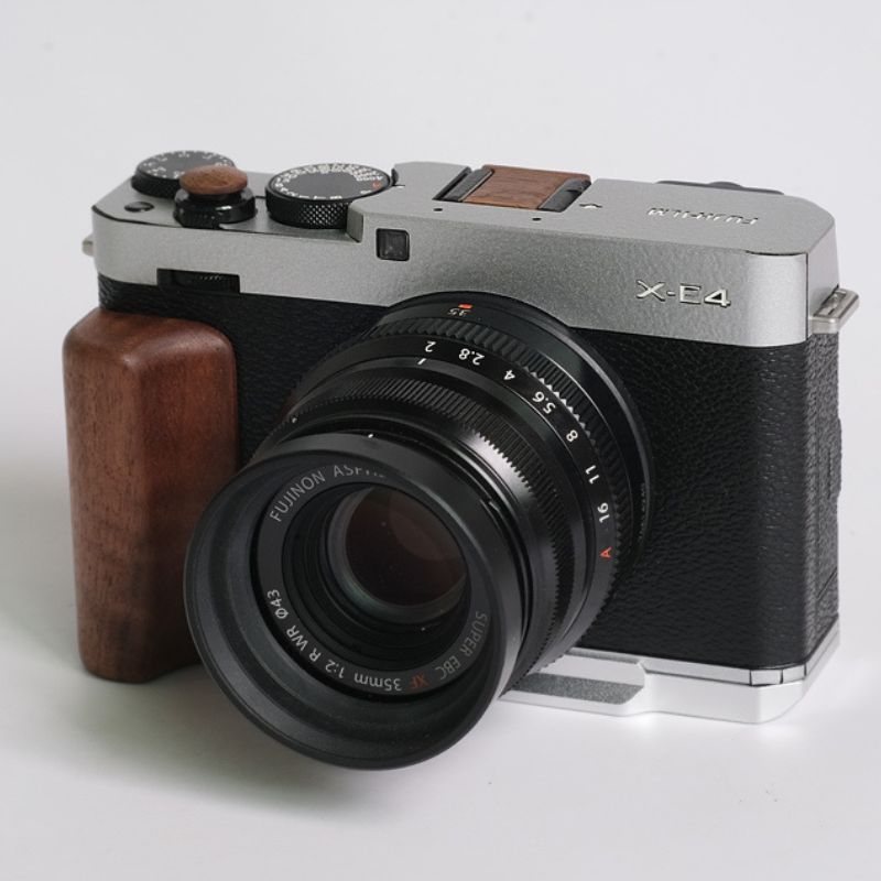 Fuji X-E4 Wooden Hand Grip (XE4) - iWoodStore