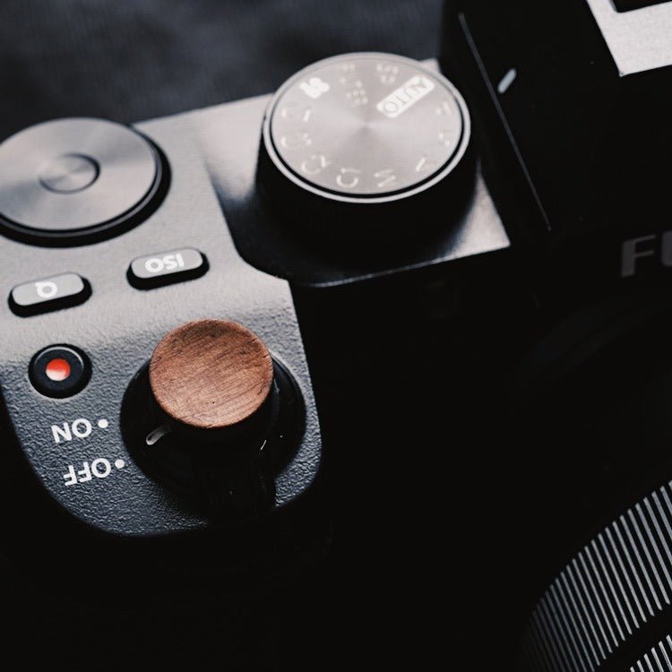Fuji X-S10 X-H1 Wooden Shutter Button Hot Shoe Cover Set (XS10 XH1) - iWoodStore