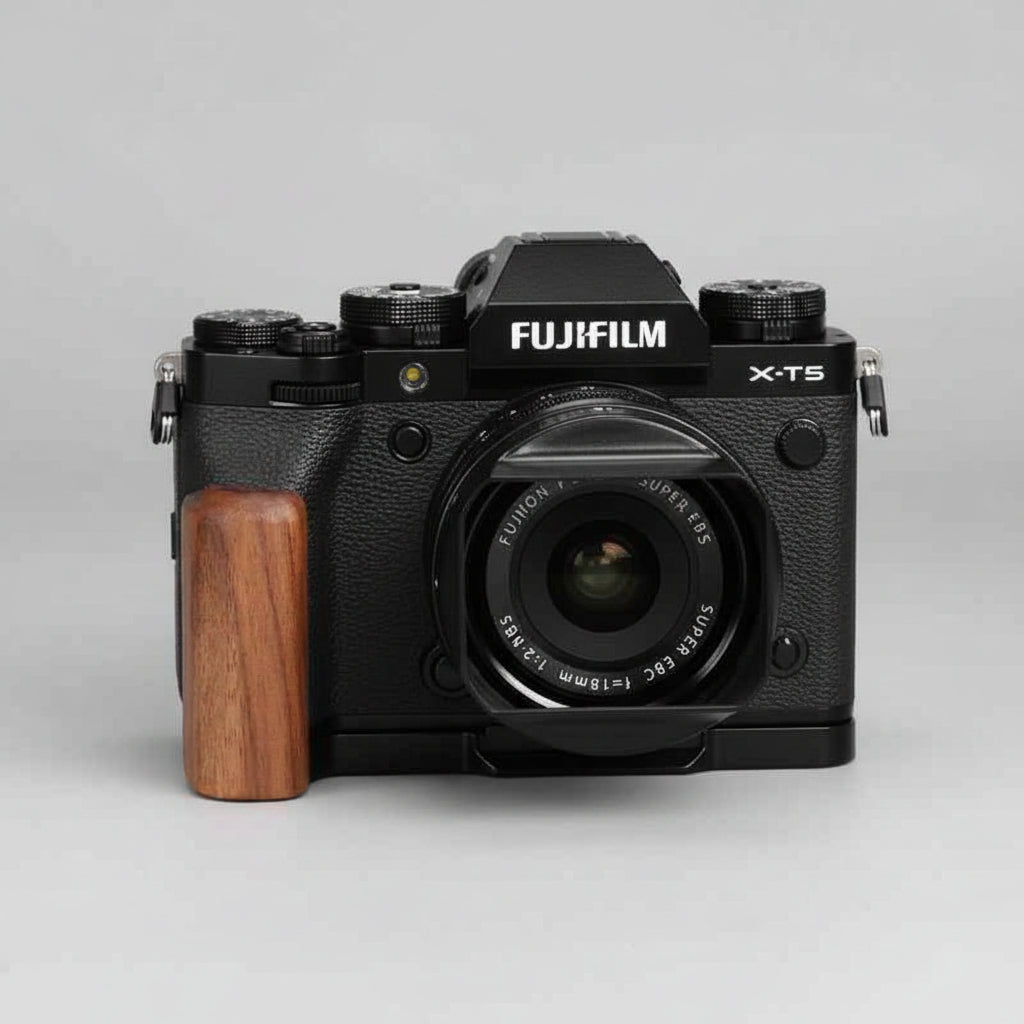 Fuji XT5 Grip Wood MS Design - iWoodStore