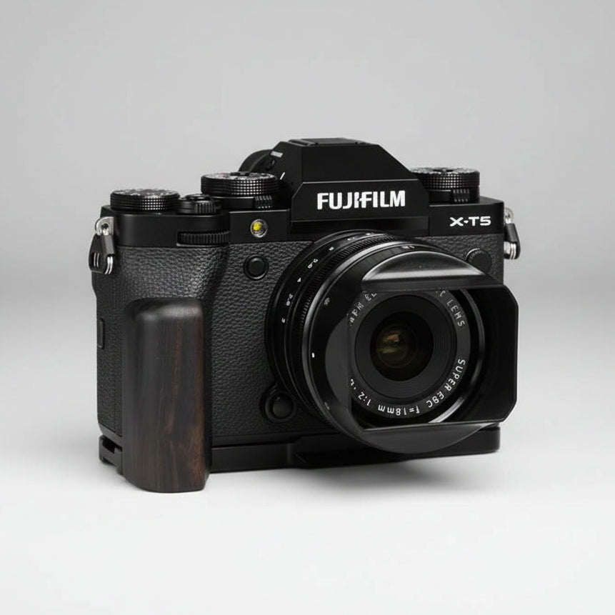 Fuji XT5 Grip Wood MS Design - iWoodStore