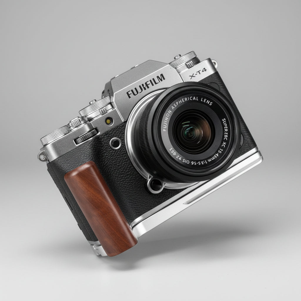 Fuji XT5 Grip Wood YW Design - iWoodStore