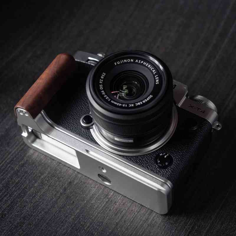 Fuji XT5 Grip Wood YW Design - iWoodStore