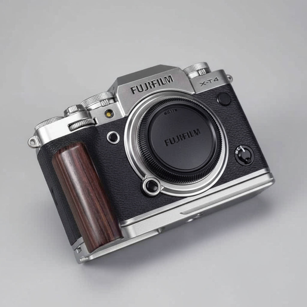 Fuji XT5 Grip Wood YW Design - iWoodStore