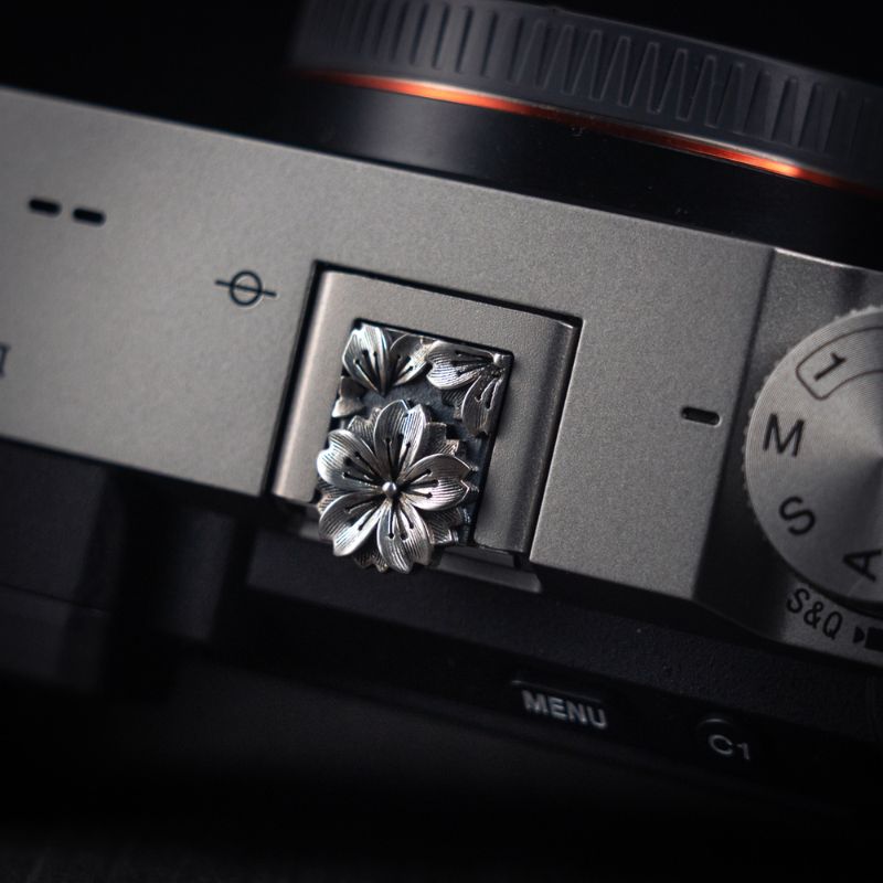 Jewelry Sakura Hot Shoe Cover Sony A7C2 A7 A9 Silver 925 - iWoodStore