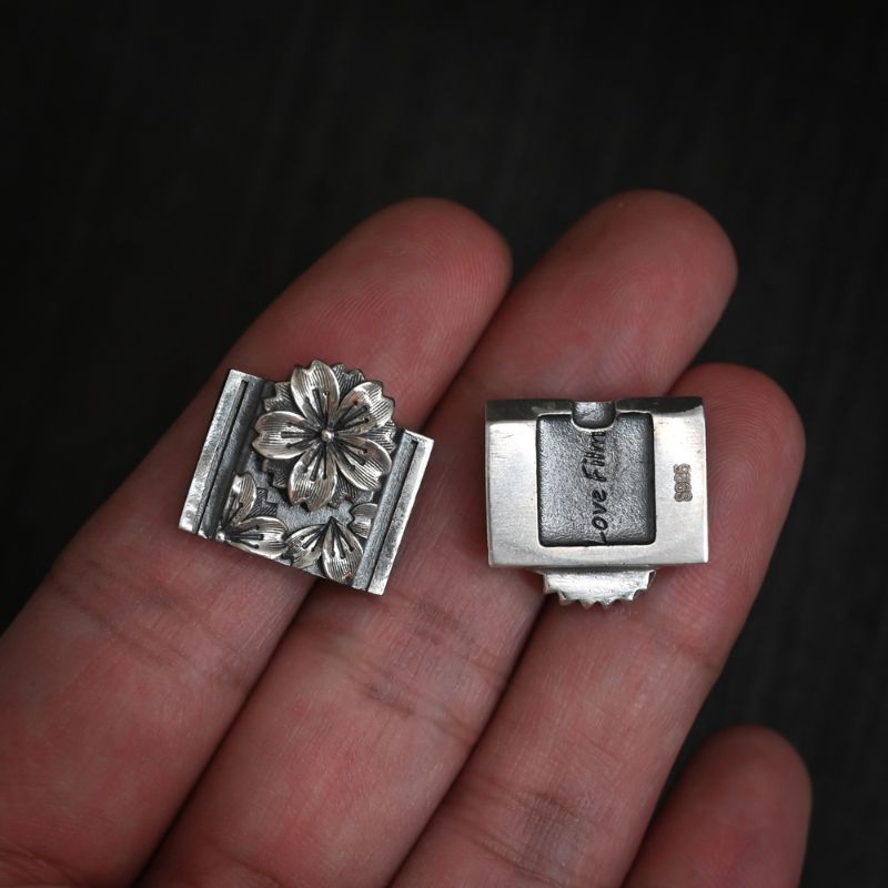Jewelry Sakura Hot Shoe Cover Sony A7C2 A7 A9 Silver 925 - iWoodStore