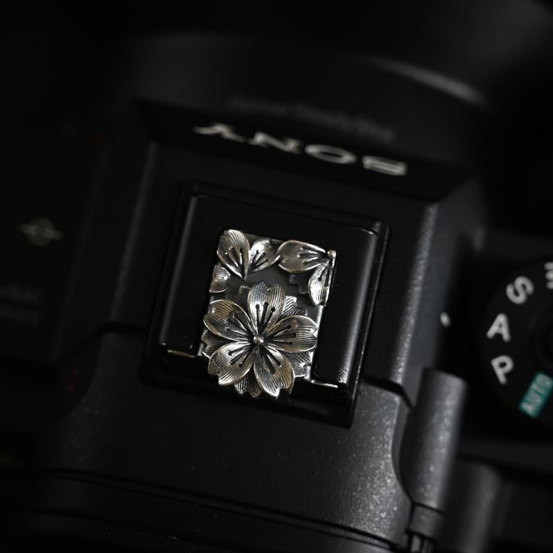 Jewelry Sakura Hot Shoe Cover Sony A7C2 A7 A9 Silver 925 - iWoodStore