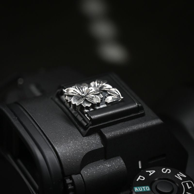 Jewelry Sakura Hot Shoe Cover Sony A7C2 A7 A9 Silver 925 - iWoodStore