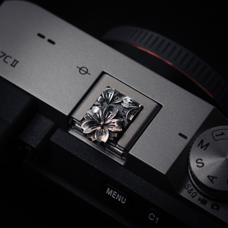 Jewelry Sakura Hot Shoe Cover Sony A7C2 A7 A9 Silver 925 - iWoodStore