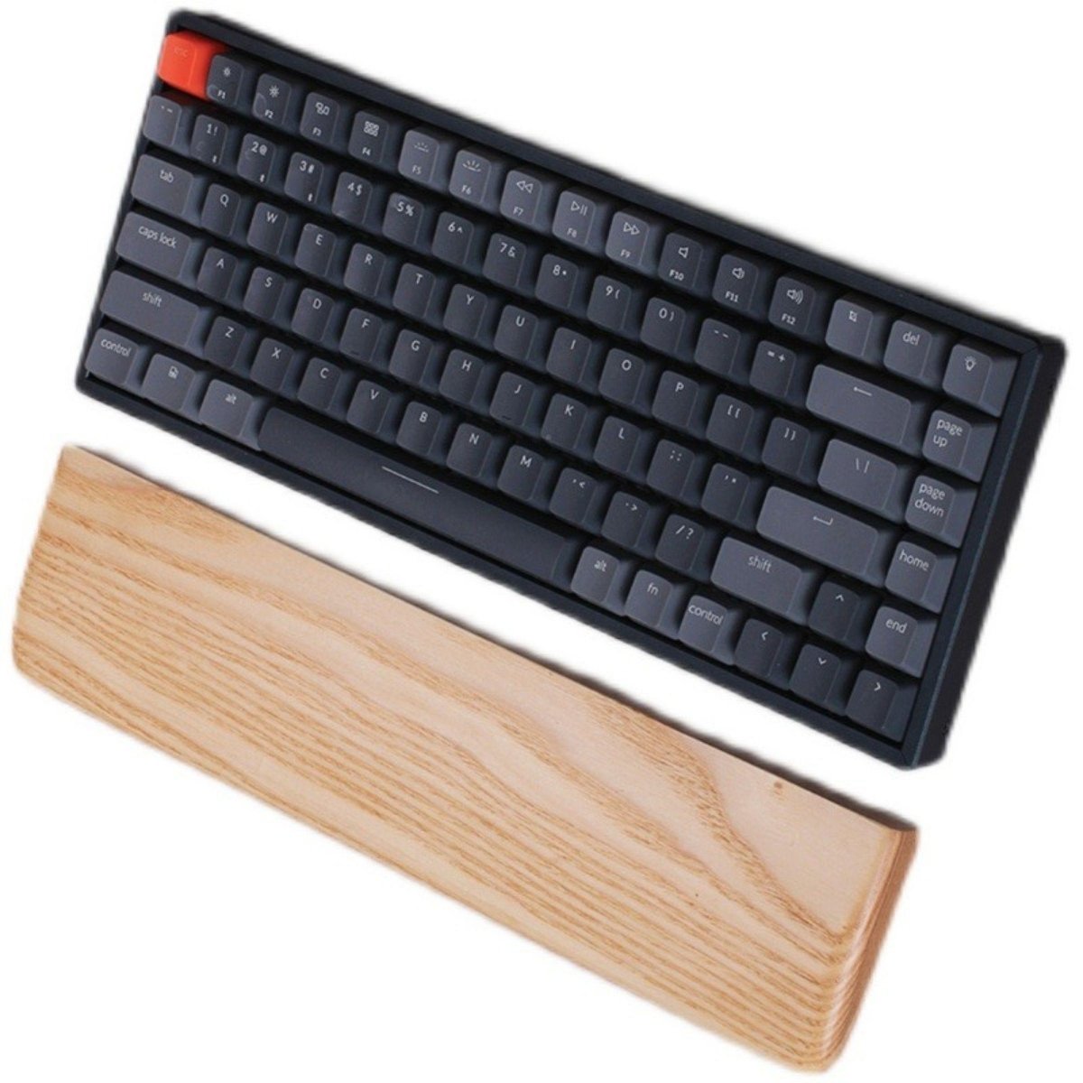 Keyboard Wrist Rest Ash Wood - iWoodStore