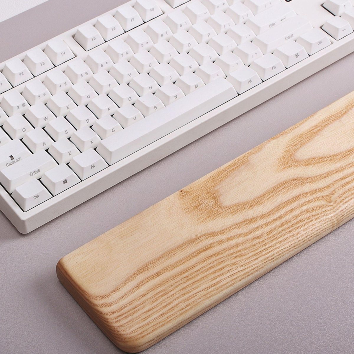 Keyboard Wrist Rest Ash Wood - iWoodStore