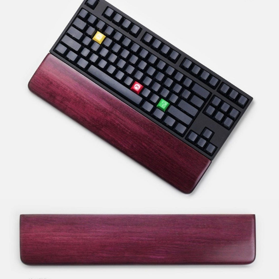 Keyboard Wrist Rest Purple Wood - iWoodStore