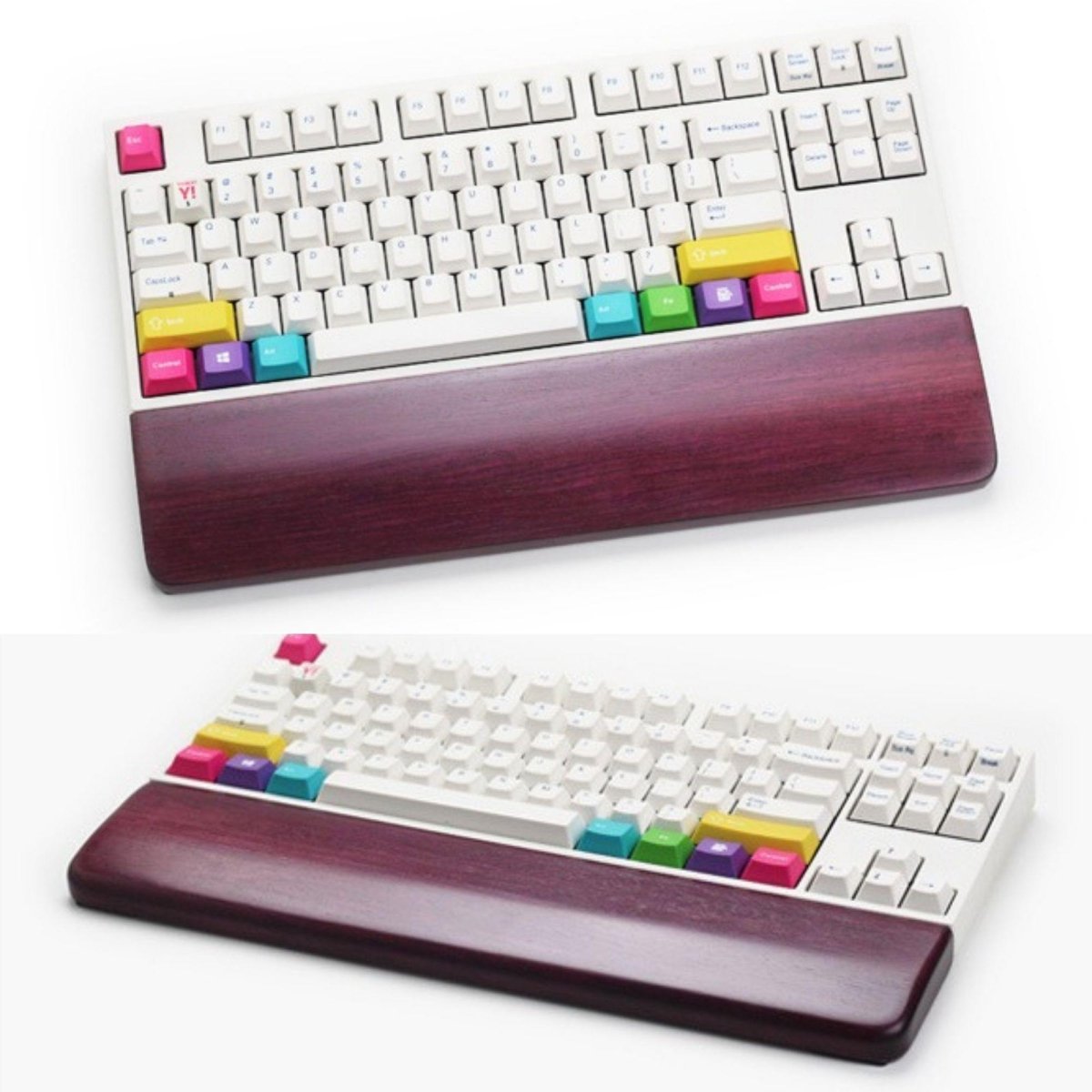 Keyboard Wrist Rest Purple Wood - iWoodStore