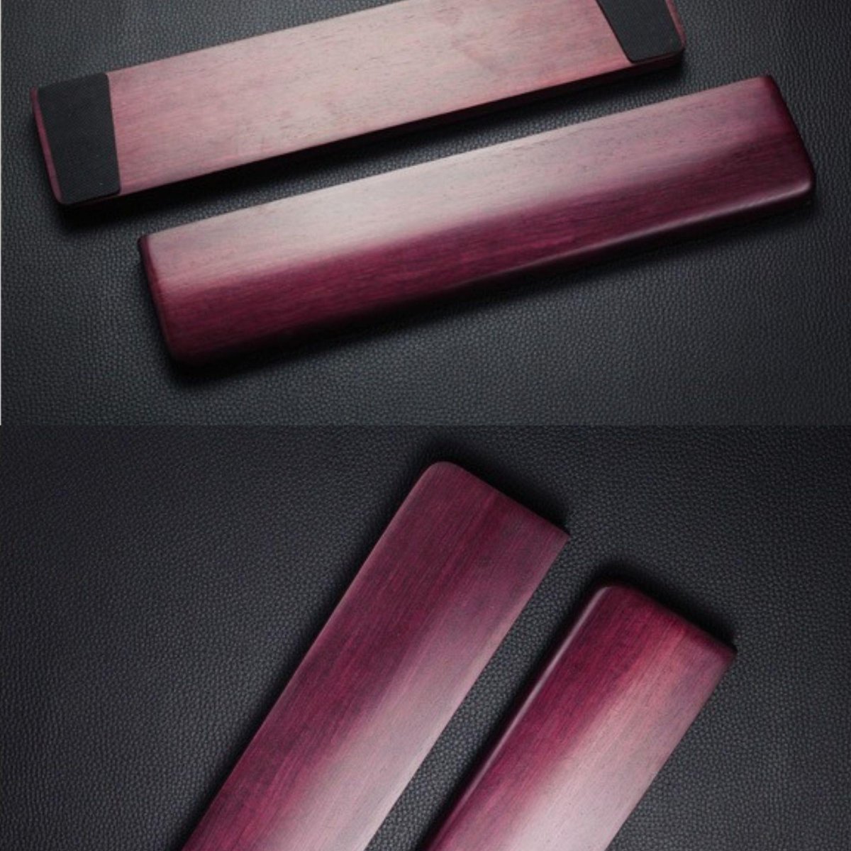 Keyboard Wrist Rest Purple Wood - iWoodStore