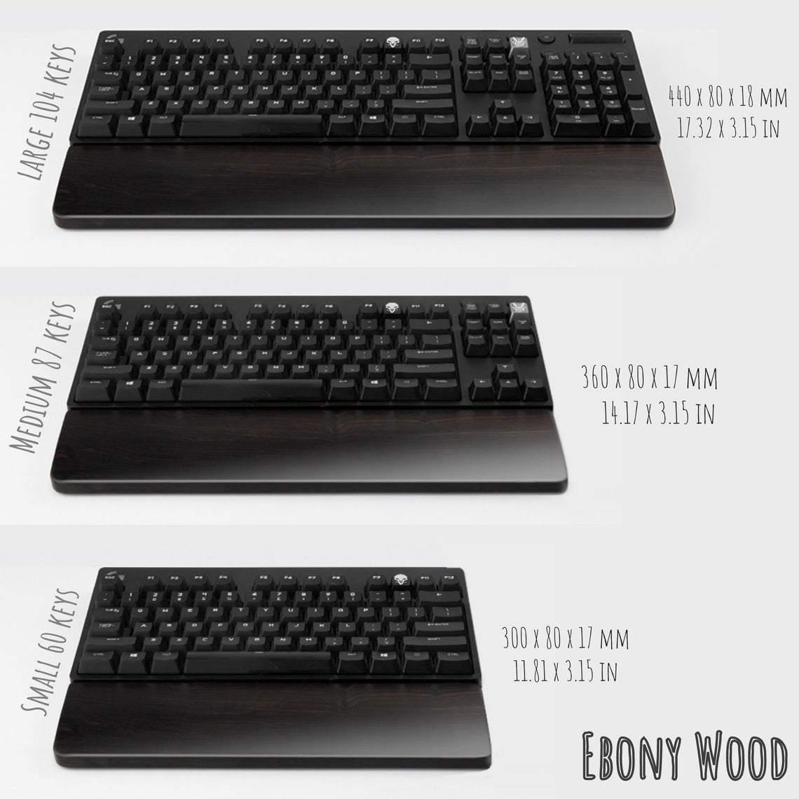 Keyboard Wrist Rest Support - iWoodStore