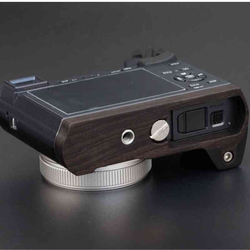 Leica C - Lux Grip Full Boby Dark Ebony Wood - iWoodStore