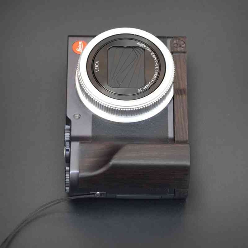 Leica C - Lux Grip Full Boby Dark Ebony Wood - iWoodStore