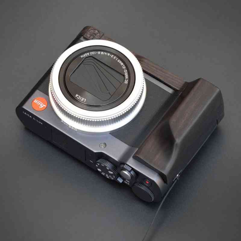 Leica C - Lux Grip Full Boby Dark Ebony Wood - iWoodStore