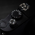 Leica Fujifilm Shutter Button Hot Shoe Cover Silver Sakura - iWoodStore